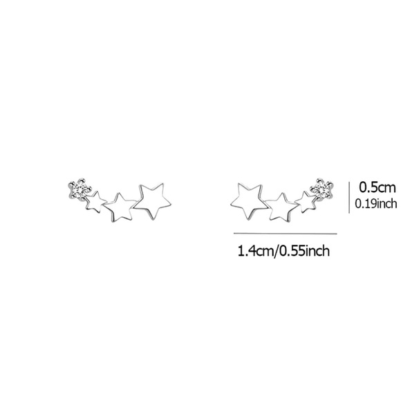 Star Cluster Earrings - Picture 3 of 5